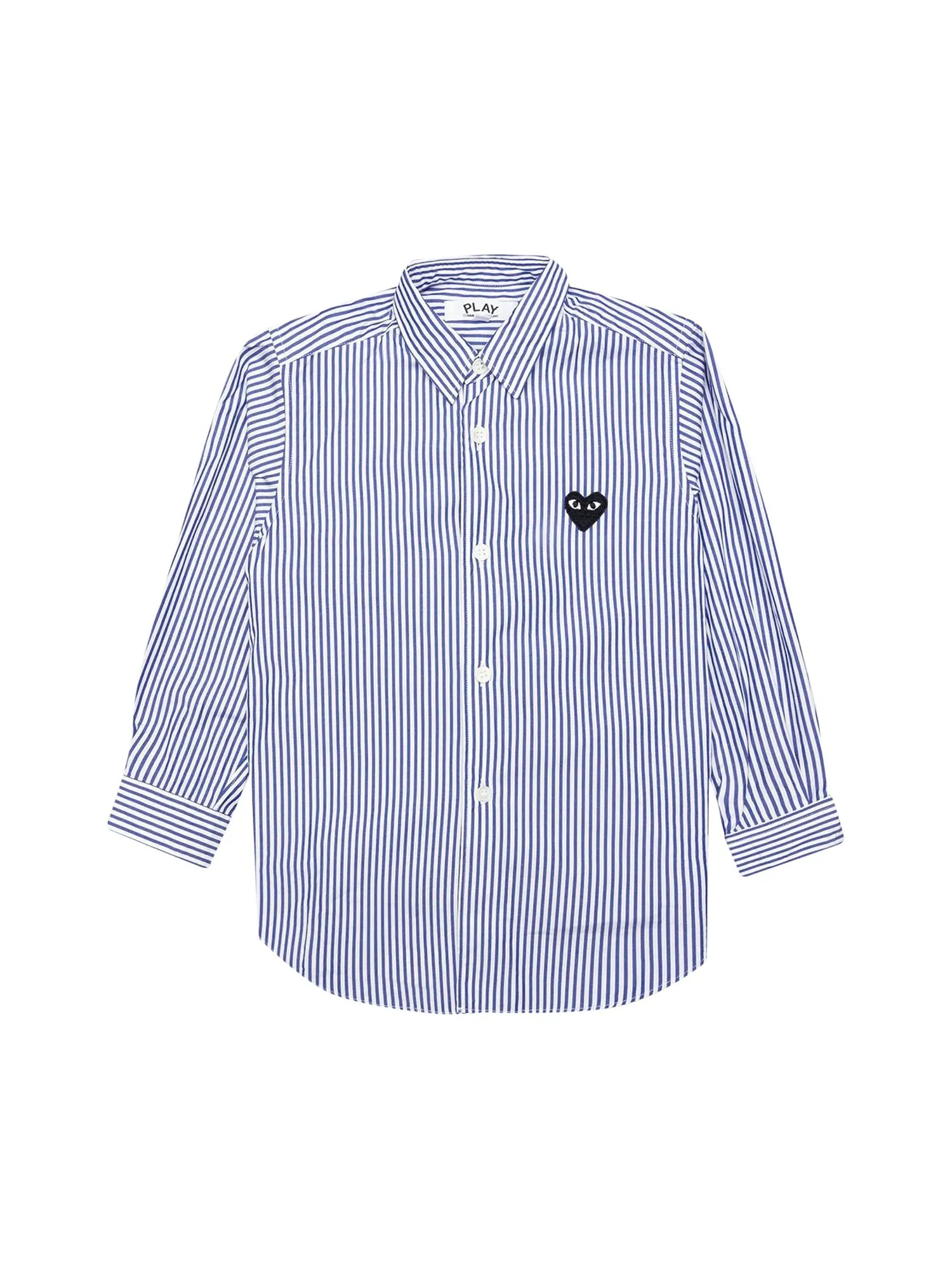 Рубашка в полоску с длинными рукавами Comme des Garçons PLAY — синий