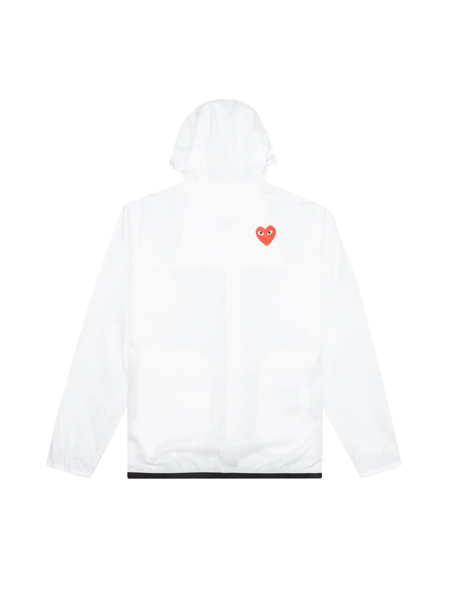 Куртка с полной молнией Comme des Garçons PLAY x K Way — изображение 2 из 2, белый