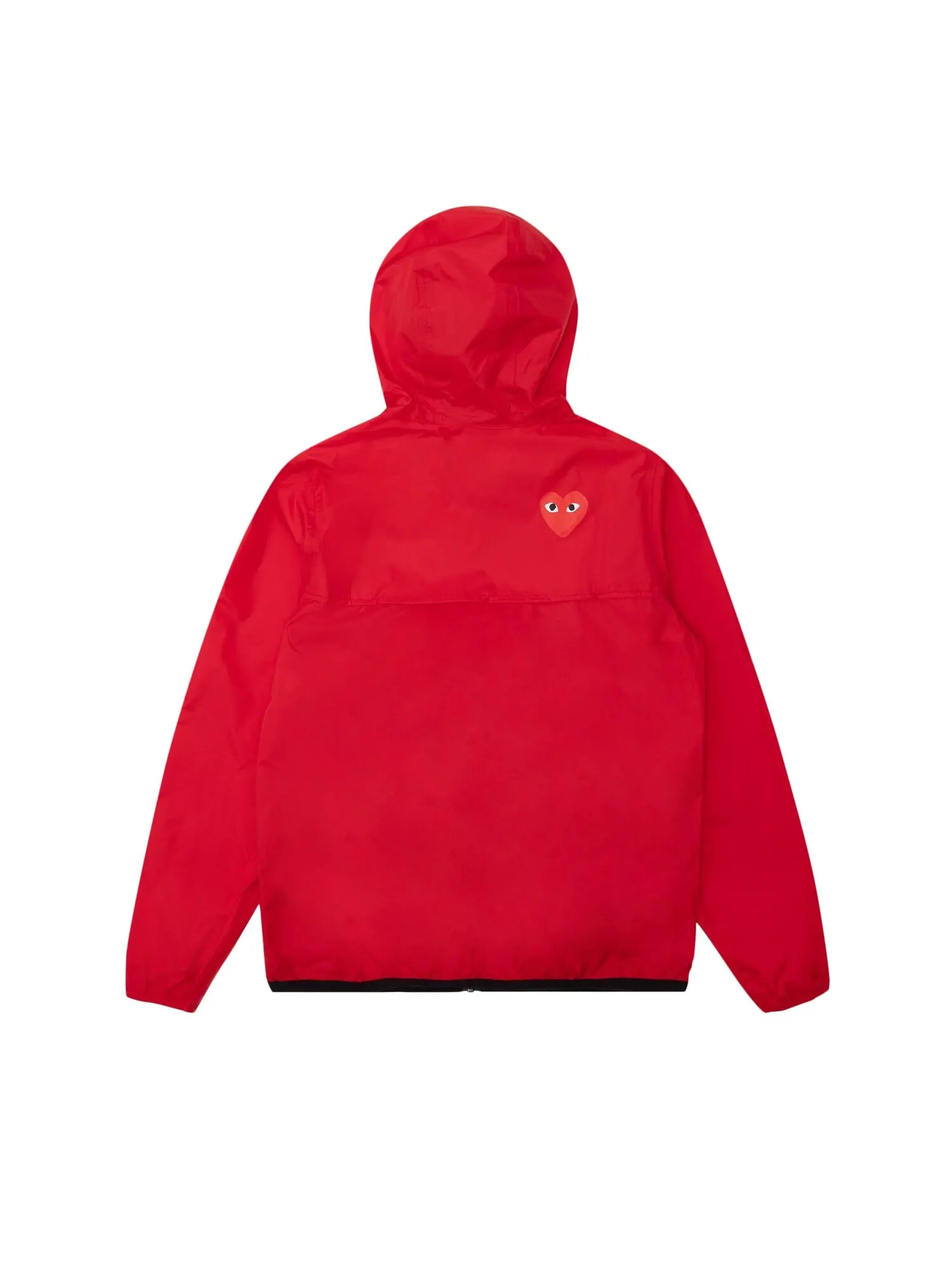 Толстовка Comme des Garçons PLAY x K-Way на молнии — изображение 2 из 2, красный