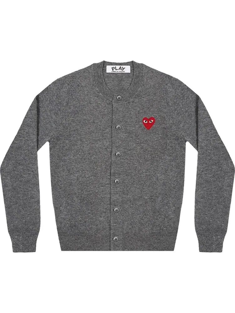 Кардиган Comme des Garçons PLAY Heart Cardigan 'Grey'