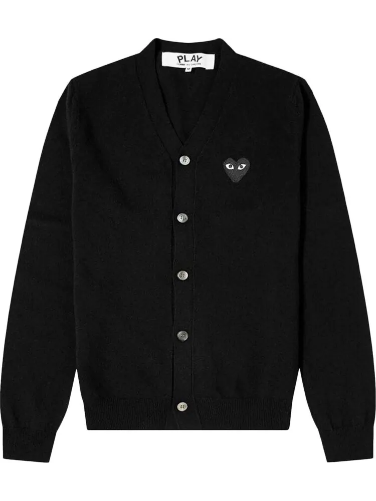 Кардиган Comme des Garçons PLAY Small Heart Cardigan 'Black'