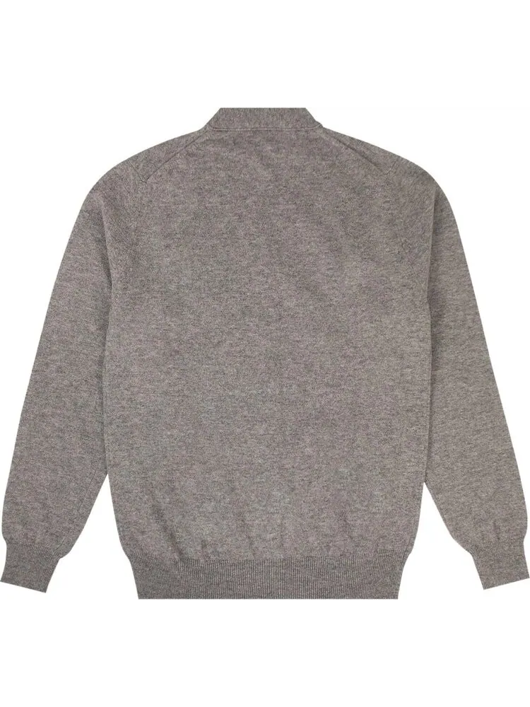 Кардиган Comme des Garçons PLAY Heart Wool Cardigan 'Gray' — изображение 2 из 3, серый