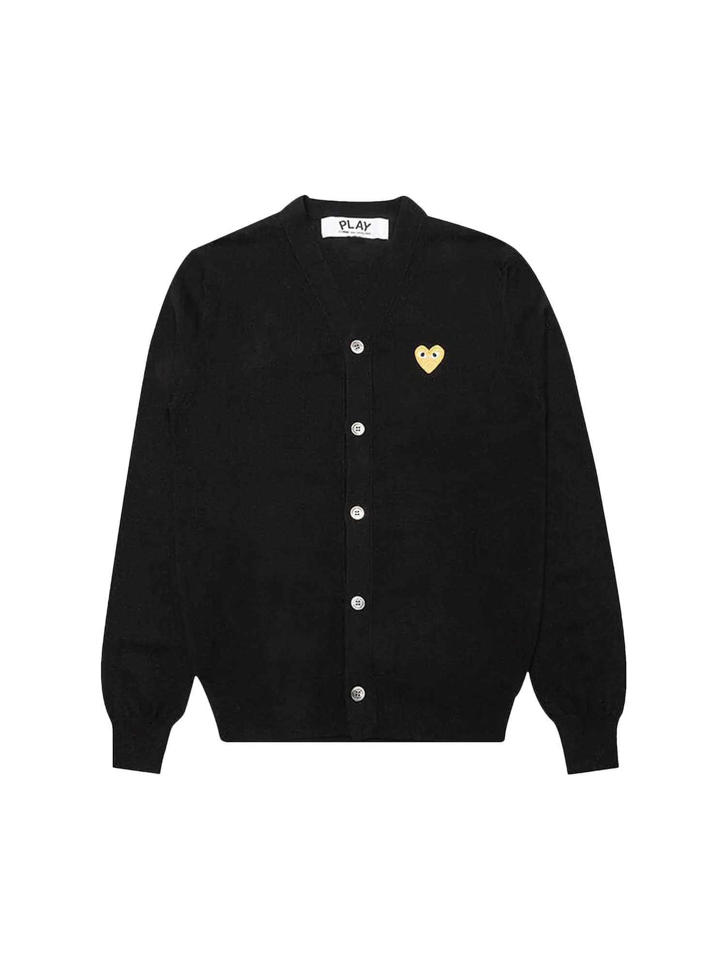 Кардиган Comme des Garçons PLAY Gold Heart — изображение 1 из 1, черный