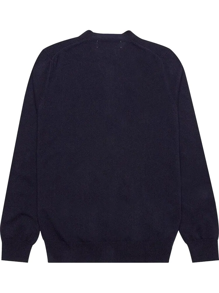 Кардиган Comme des Garçons PLAY Double Heart Cardigan 'Navy' — изображение 2 из 2, синий