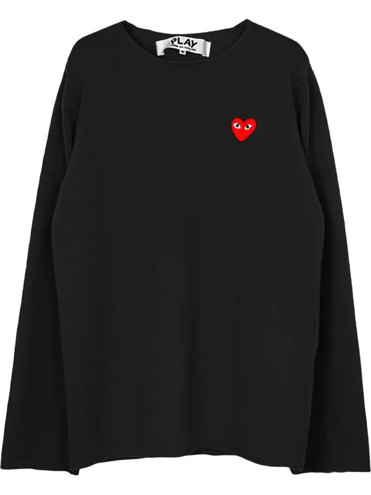 Свитер Comme des Garçons PLAY Red Heart Sweater 'Black'