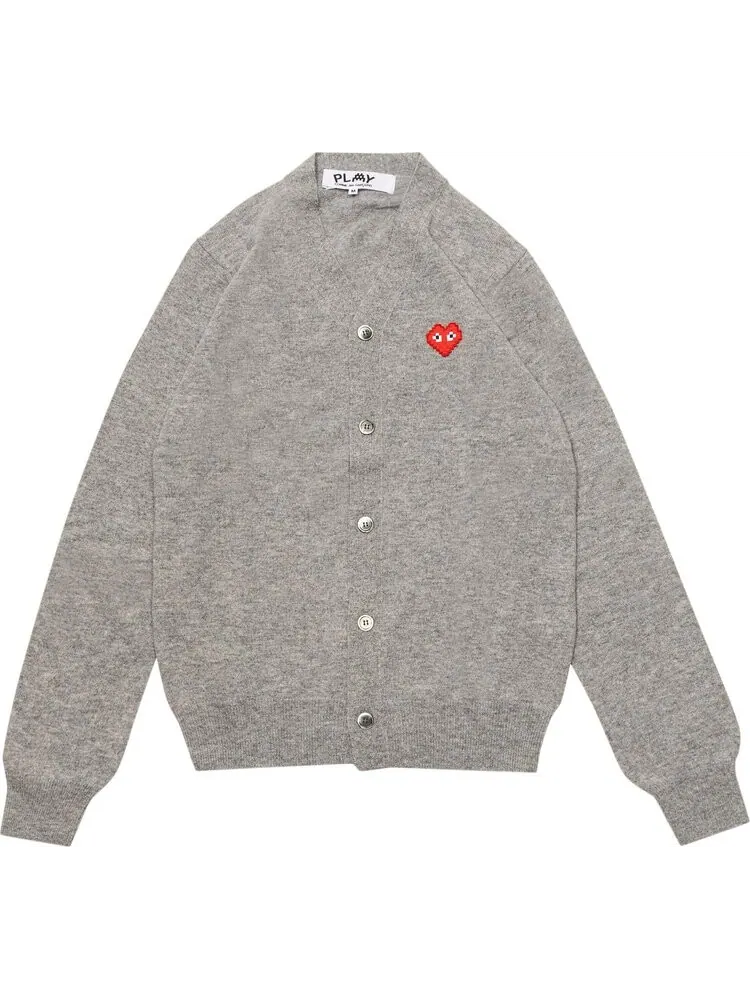 Кардиган Comme des Garçons PLAY x Invader Cardigan 'Grey'