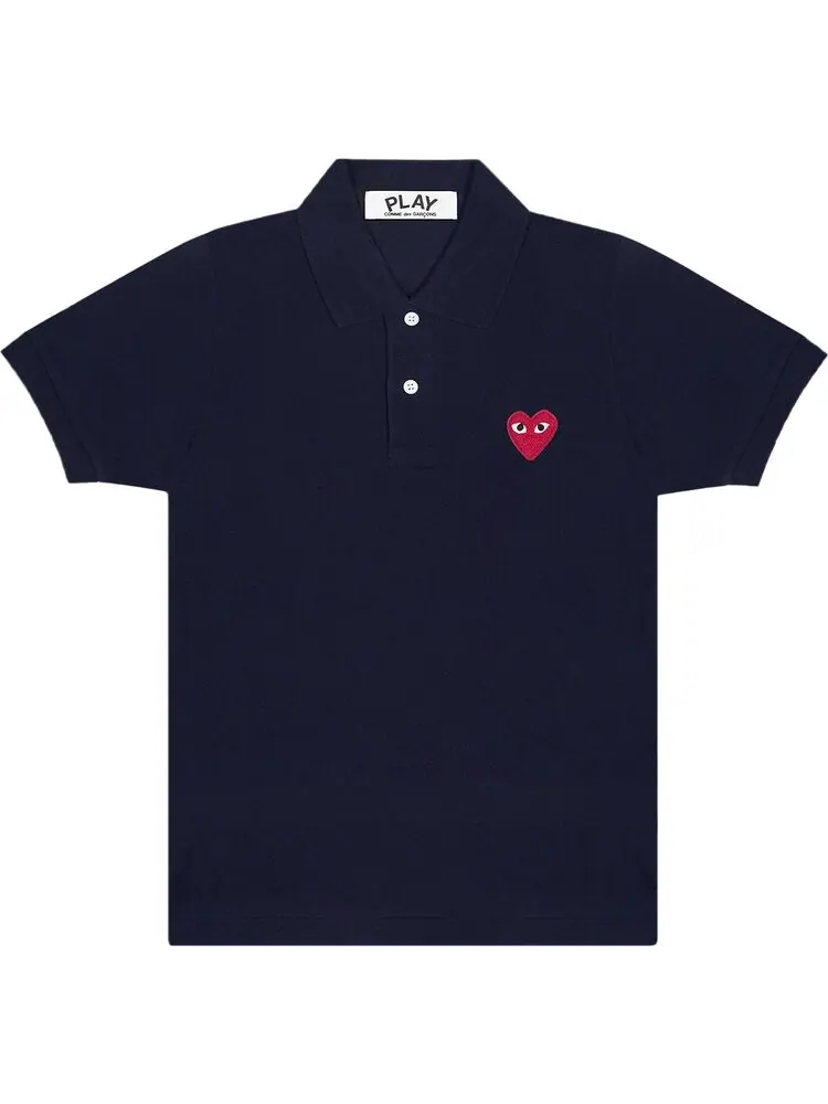 Рубашка Comme des Garçons PLAY Heart Polo 'Navy'