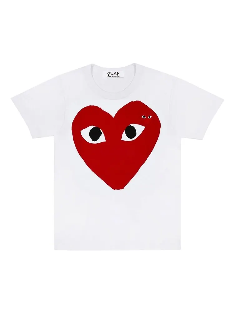 Футболка Comme des Garçons PLAY Big Heart T-Shirt 'White'