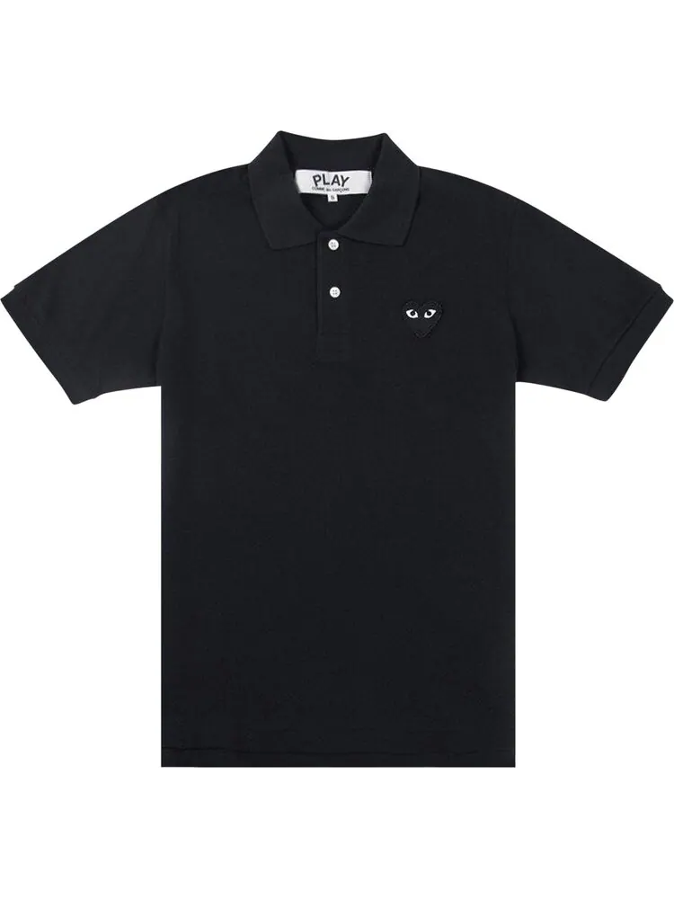 Рубашка Comme des Garçons PLAY Heart Polo 'Black'