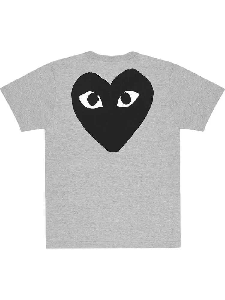 Футболка Comme des Garçons PLAY T-Shirt 'Grey' — изображение 2 из 2, серый