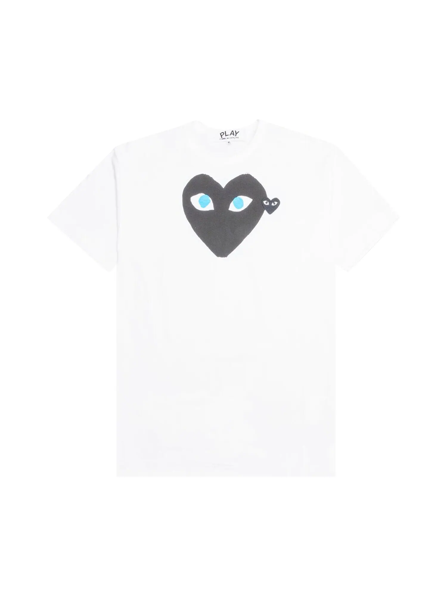 Футболка Comme des Garçons PLAY Emblem Heart — изображение 1 из 2, белый