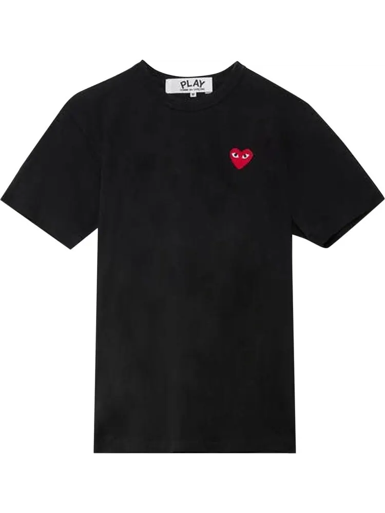 Футболка Comme des Garçons PLAY Heart T-Shirt 'Black'