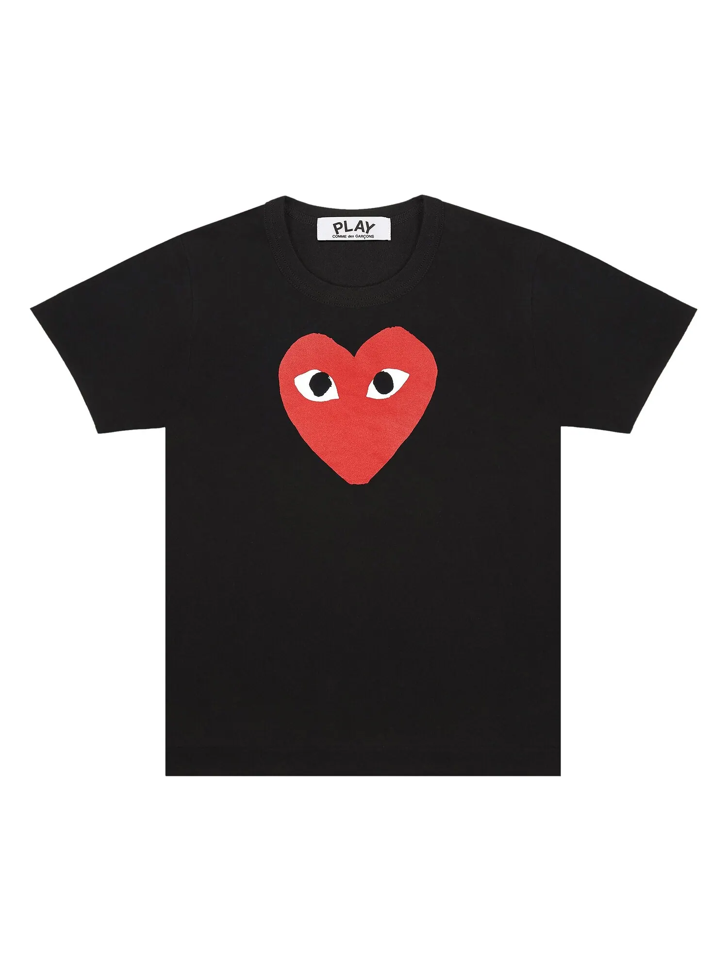 Футболка Comme des Garçons PLAY Heart — изображение 1 из 1, черный