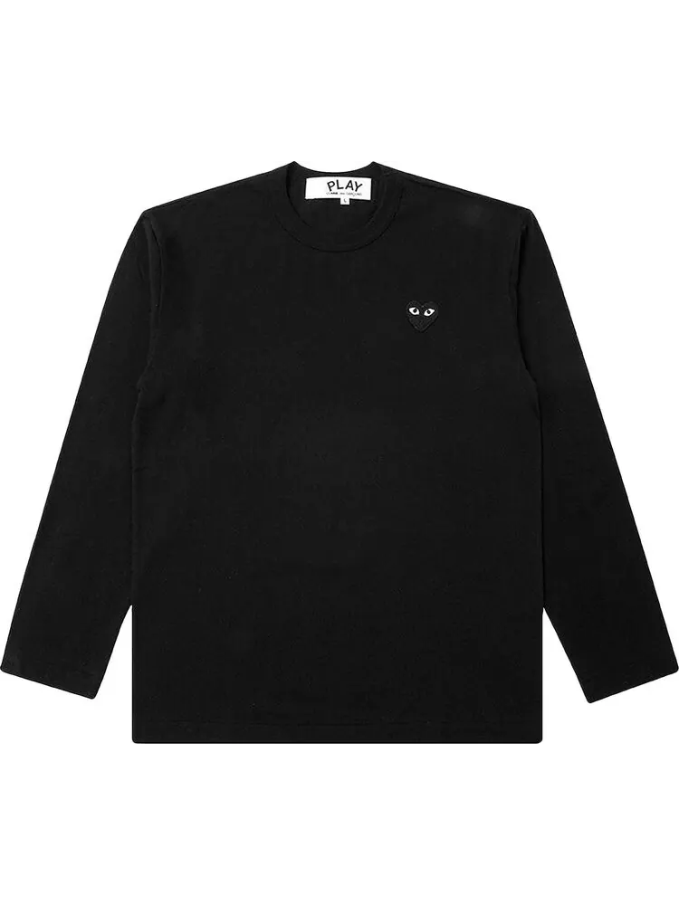 Футболка Comme des Garçons PLAY Black Emblem Long-Sleeve T-Shirt 'Black'