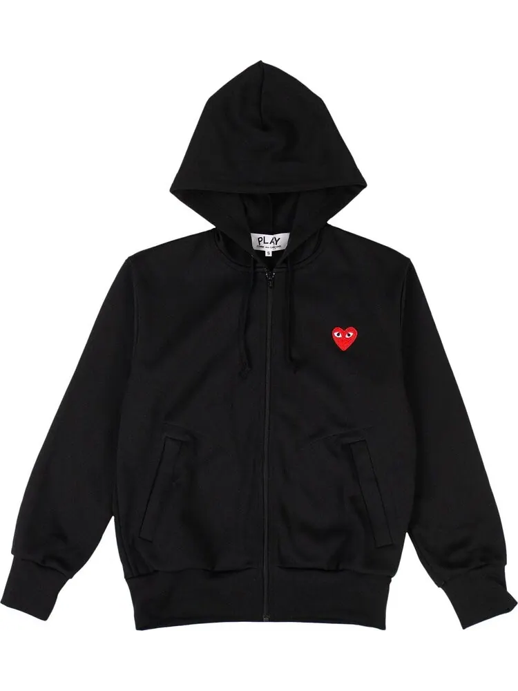 Худи Comme des Garçons PLAY Heart Hooded Sweatshirt Black