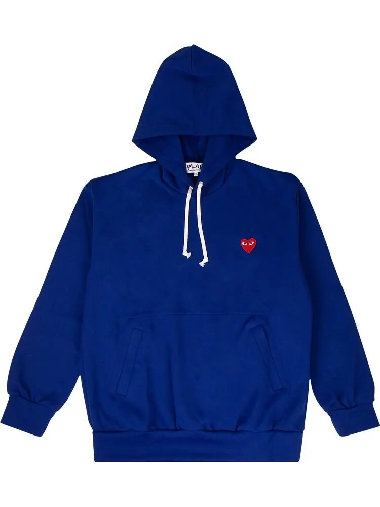Худи Comme des Garçons PLAY Heart Hooded Sweatshirt 'Blue'