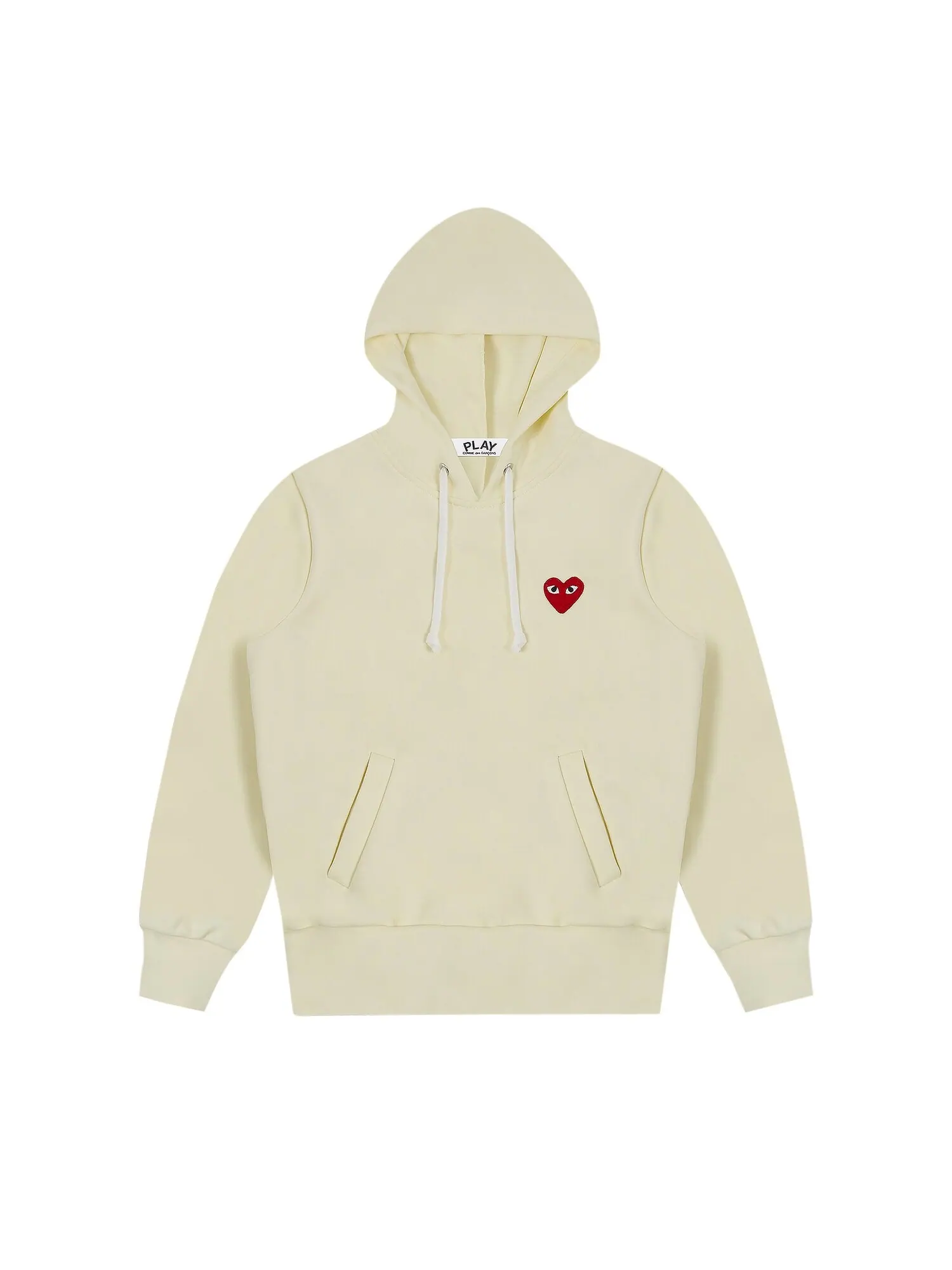 Толстовка Comme des Garçons PLAY цвета слоновой кости — изображение 1 из 1, белый