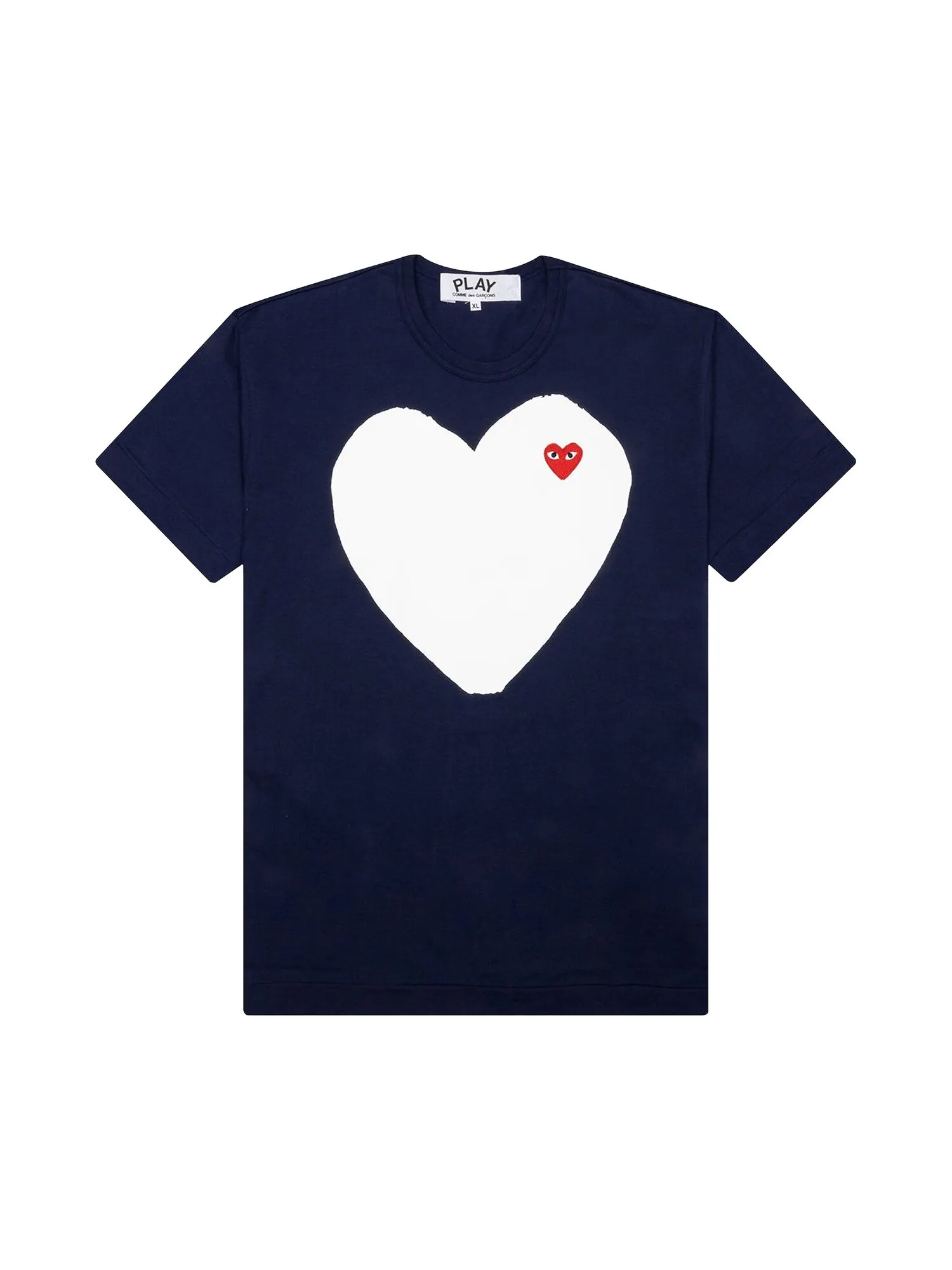 Футболка Comme des Garçons PLAY White Heart — изображение 1 из 2, синий