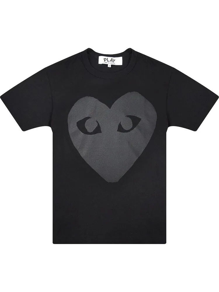 Футболка Comme des Garçons PLAY Heart T-Shirt 'Black/Black'