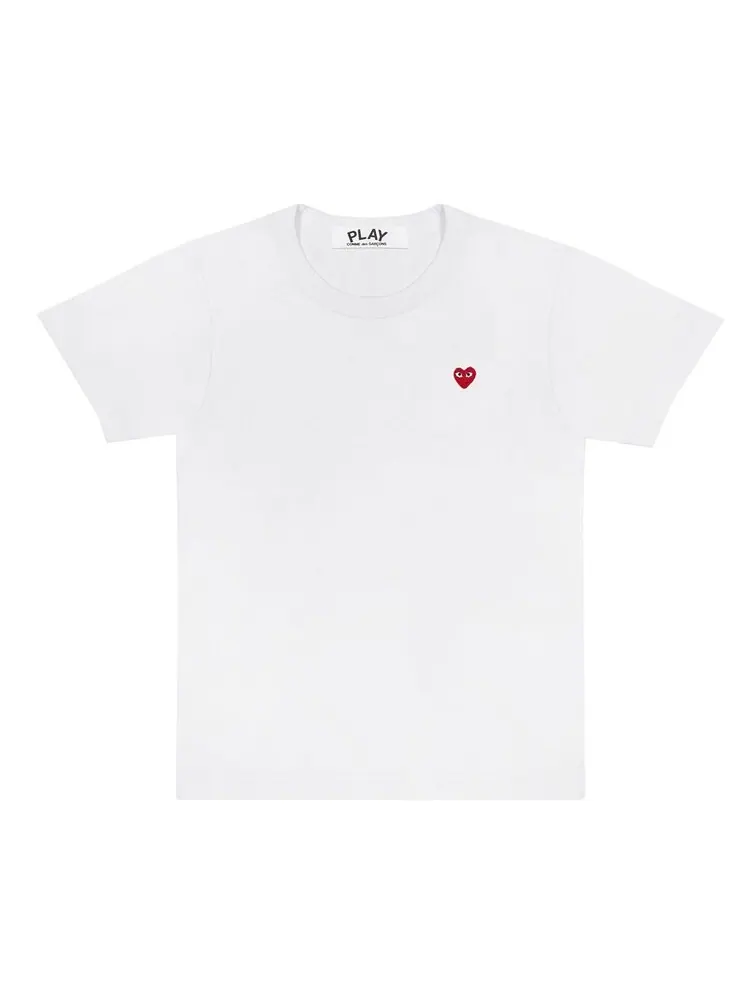 Футболка Comme des Garçons PLAY Little Heart T-Shirt 'White'