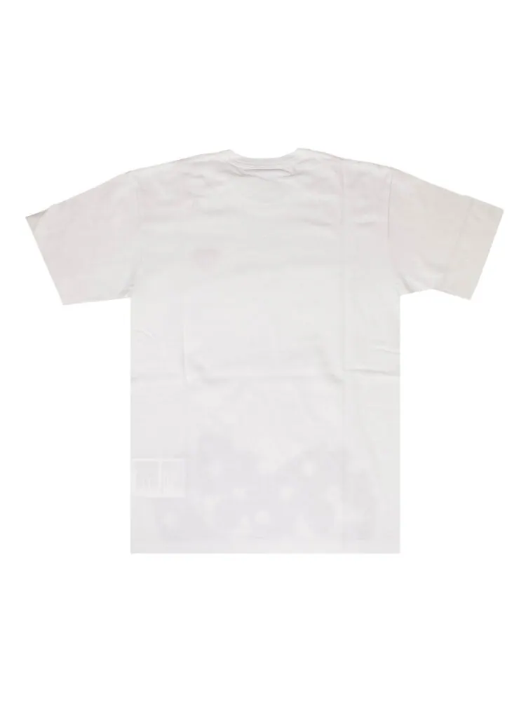 Футболка Comme des Garçons PLAY Polka Dot Half Heart T-Shirt 'White' — изображение 2 из 3, белый