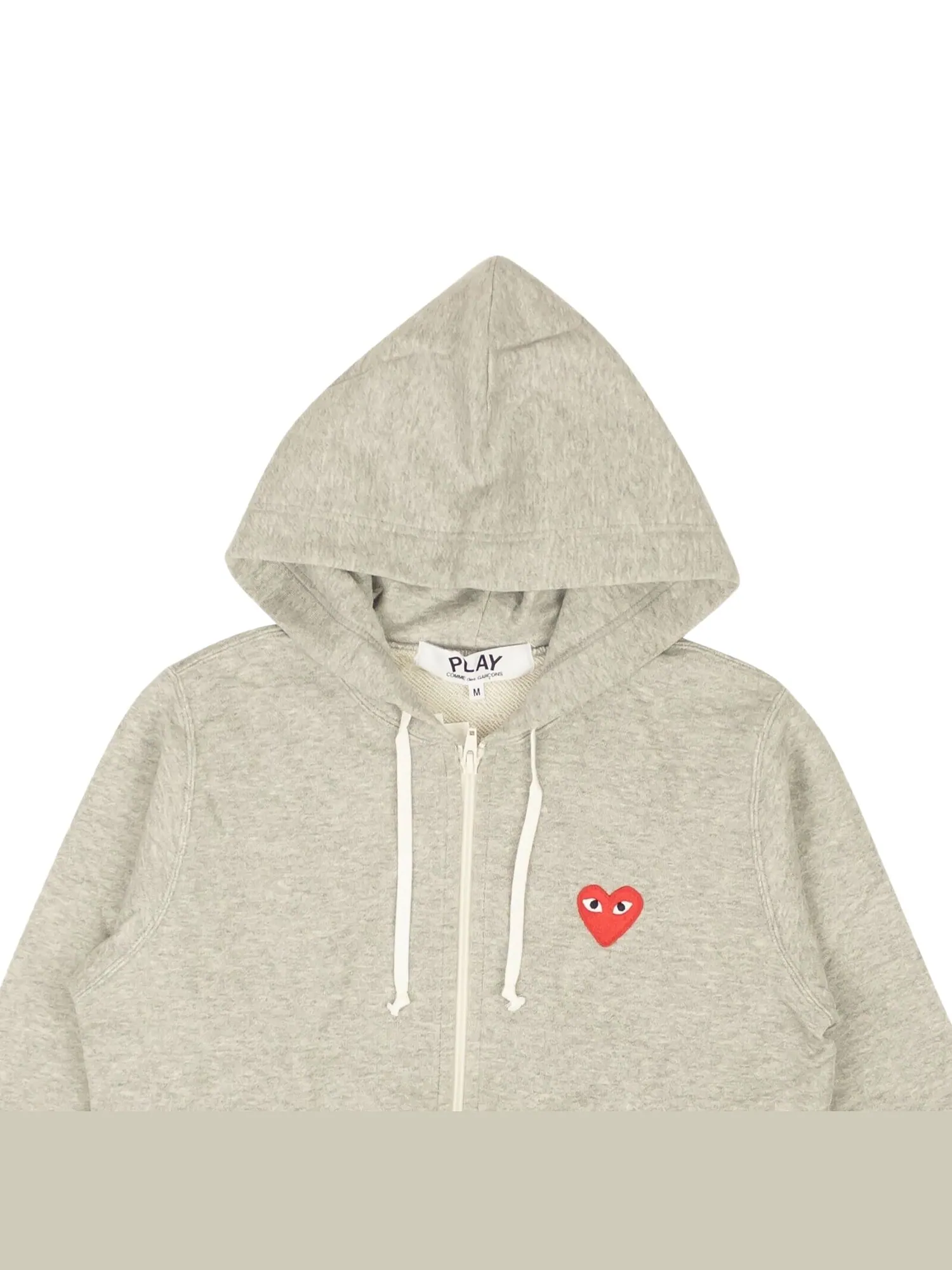 Толстовка Comme des Garçons PLAY Multi Heart — изображение 3 из 3, серый