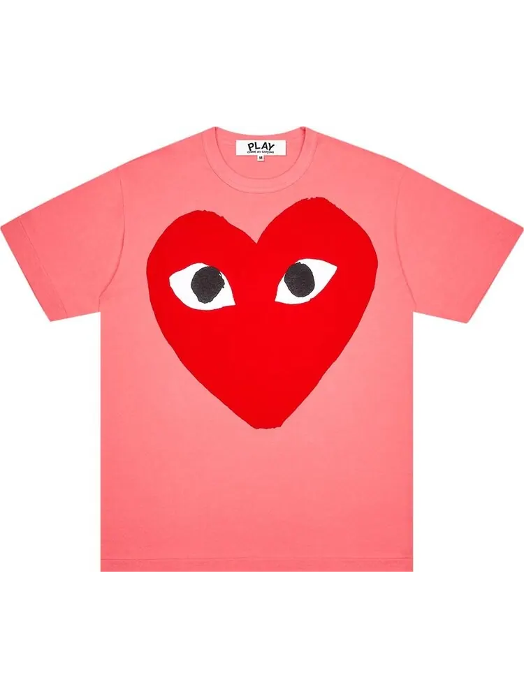 Футболка Comme des Garçons PLAY Big Heart T-Shirt Pink