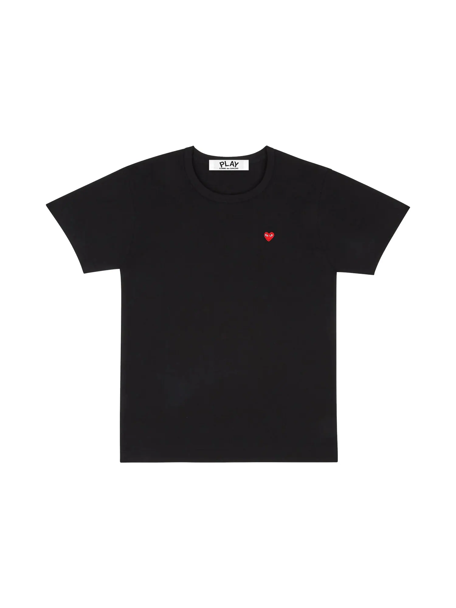 Футболка Comme des Garçons PLAY с маленьким сердечком — изображение 1 из 1, черный