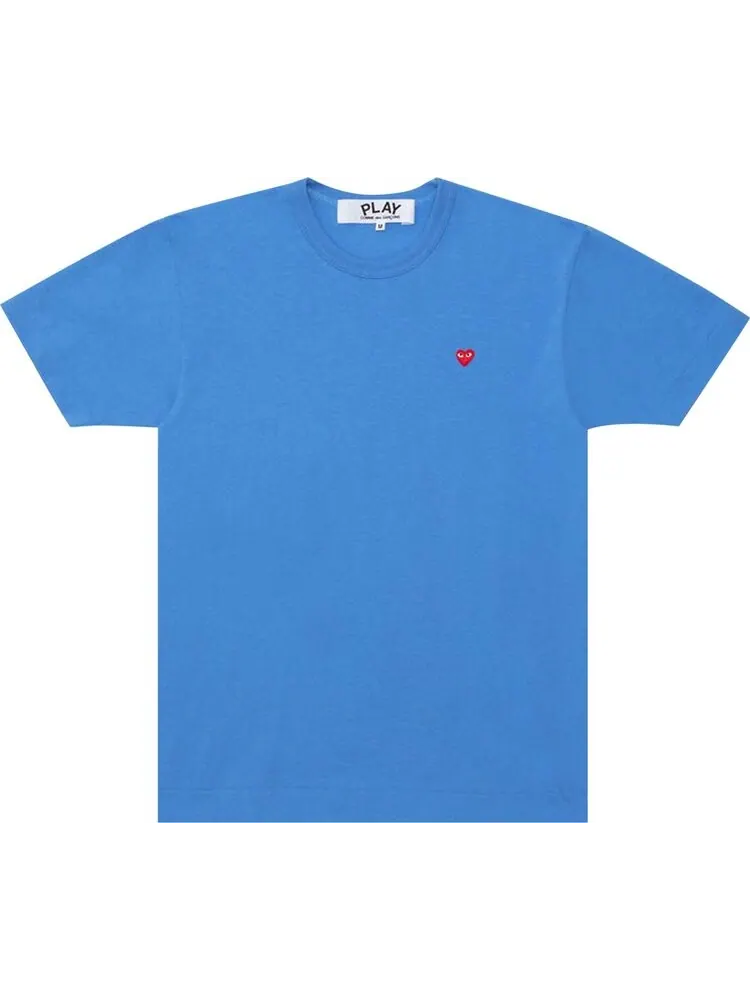 Футболка Comme des Garçons PLAY Small Heart T-Shirt 'Blue'