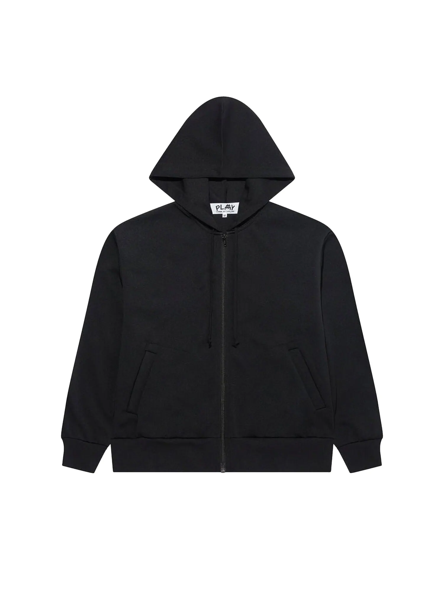 Толстовка на молнии Comme des Garçons PLAY x Invader Pixel Heart — изображение 1 из 2, черный