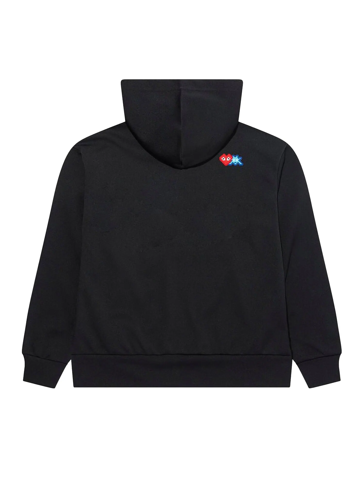 Толстовка на молнии Comme des Garçons PLAY x Invader Pixel Heart — изображение 2 из 2, черный
