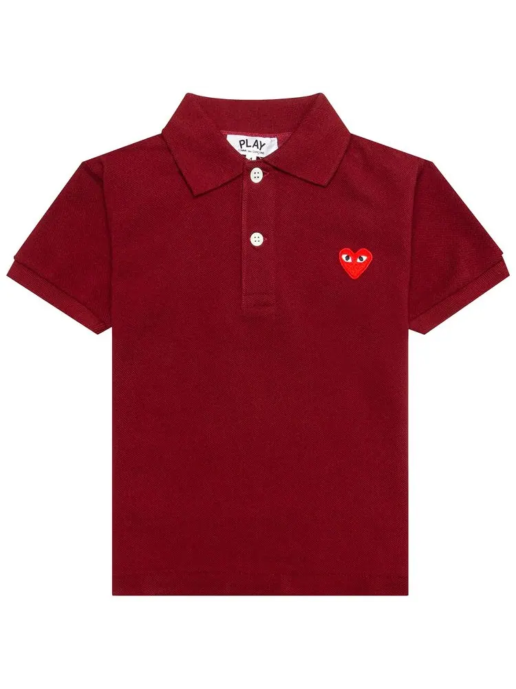 Поло Comme des Garçons PLAY Polo Shirt 'Burgundy'