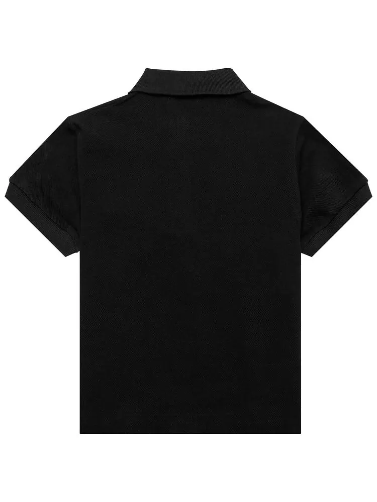 Поло Comme des Garçons PLAY Emblem Polo Shirt 'Black' — изображение 2 из 2, черный