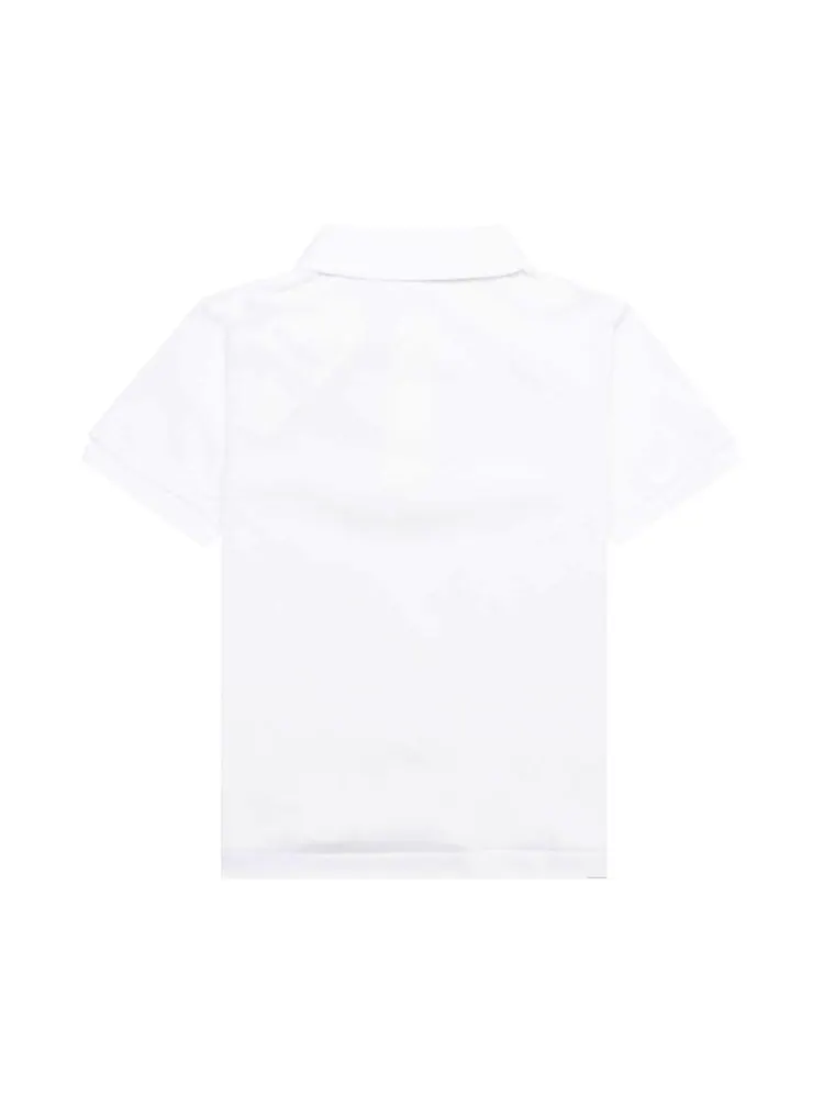 Поло Comme des Garçons PLAY Emblem Polo Shirt 'White' — изображение 2 из 2, белый