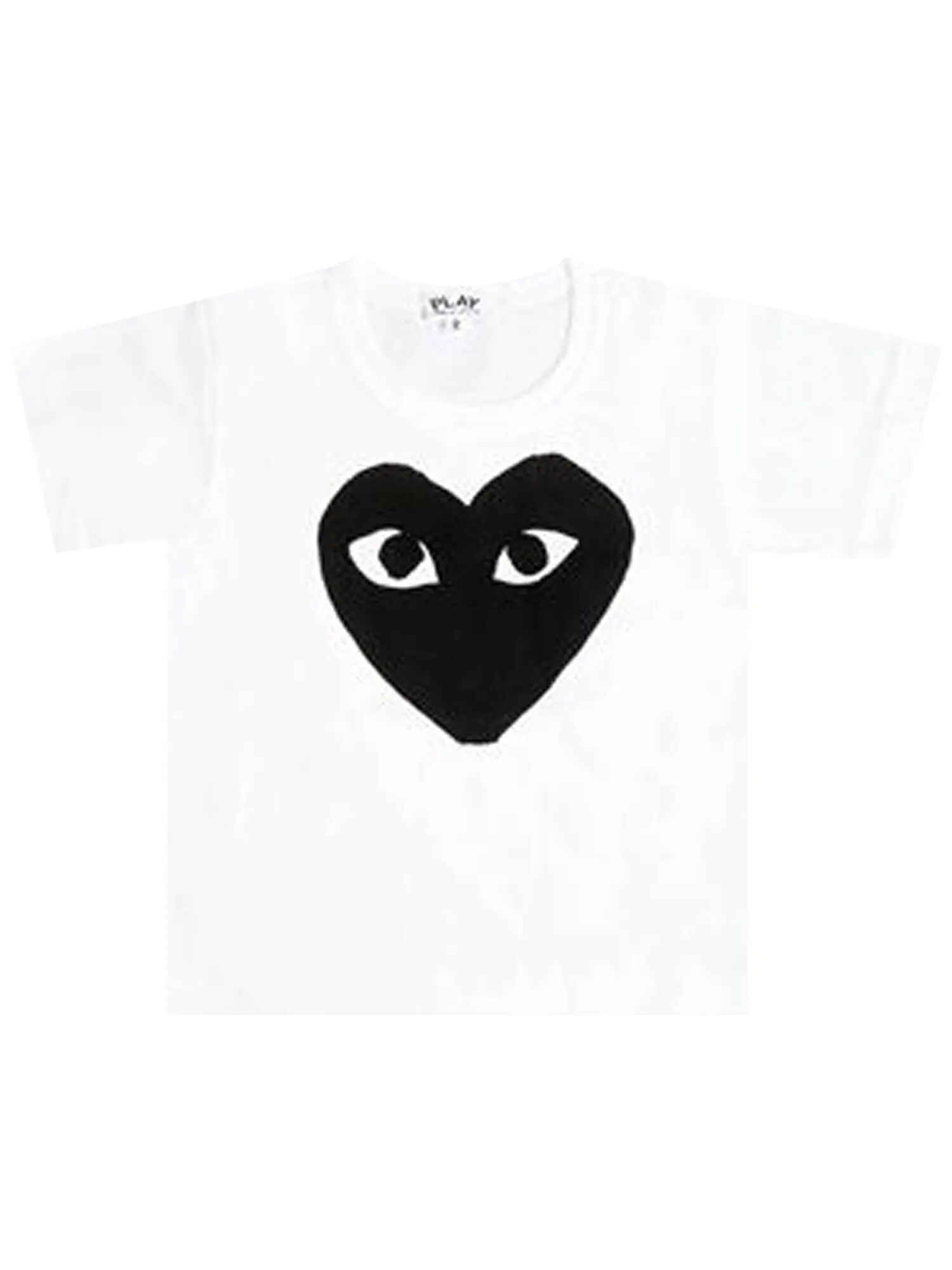 Детская футболка Comme des Garçons PLAY с логотипом Big Heart — изображение 1 из 2, белый