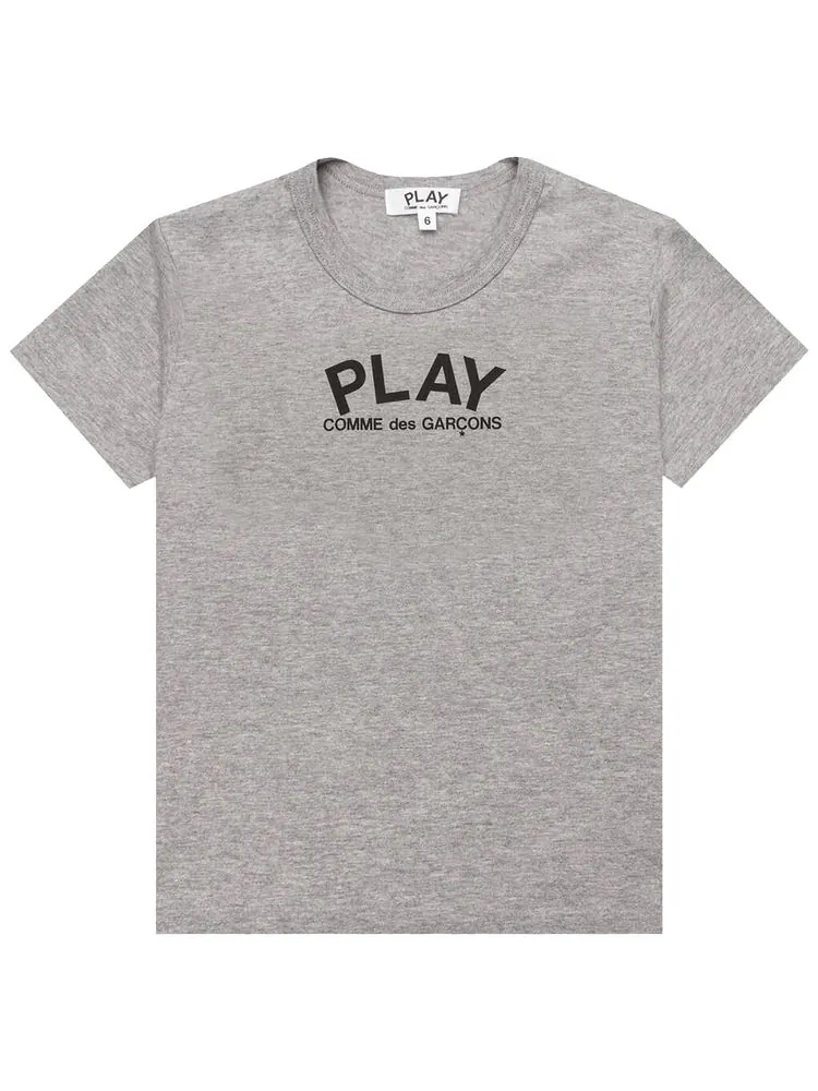 Футболка Comme des Garçons PLAY Small Text T-Shirt 'Grey'