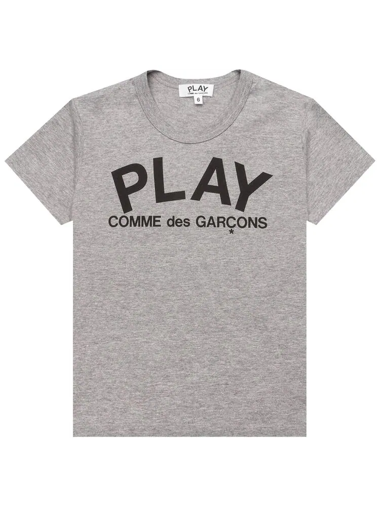 Футболка Comme des Garçons PLAY Logo T-Shirt 'Grey'
