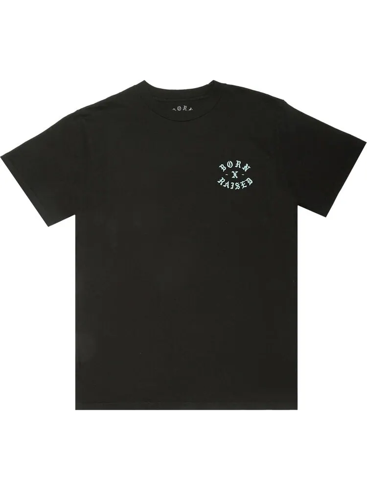 Футболка Born x Raised Rocker Tee 'Black' — черный