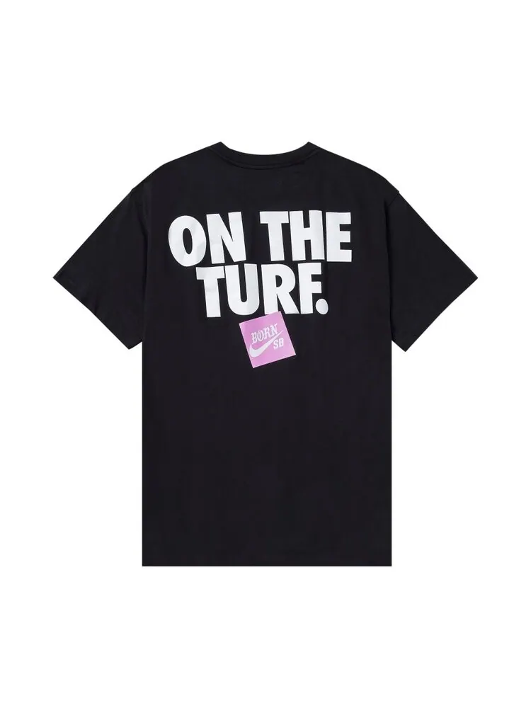 Футболка Nike SB x Born x Raised On The Turf 'Black' — изображение 2 из 2, черный