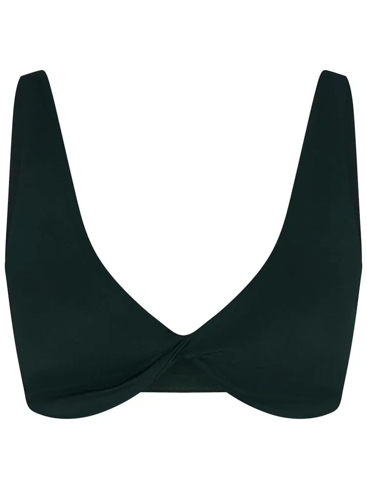 Бюстгальтер NikeSKIMS Matte Twist-Front Bra — синий