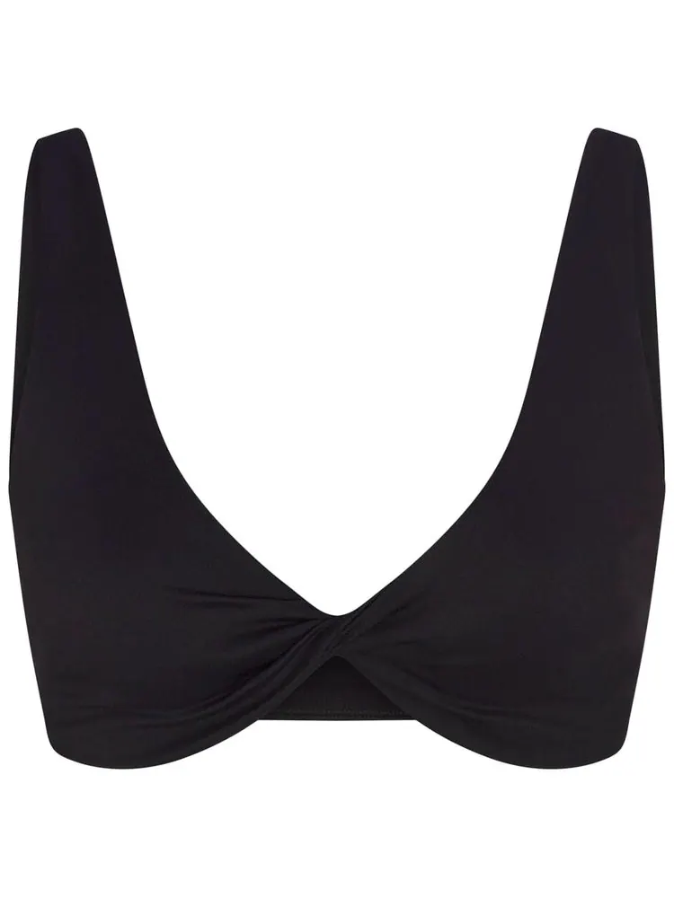 Бюстгальтер NikeSKIMS Matte Twist-Front Bra — черный