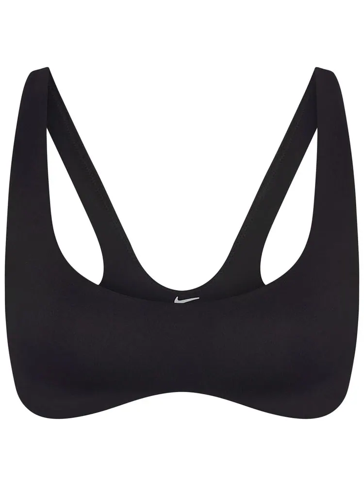 Формирующий бюстгальтер NikeSKIMS Matte Shaping Scoop Bra — черный