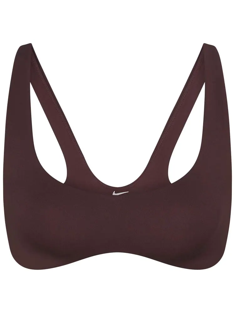 Бюстгальтер NikeSKIMS Matte Shaping Scoop Bra — коричневый