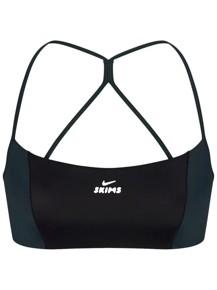 Бюстгальтер NikeSKIMS Shine Micro-Scoop Bra — черный