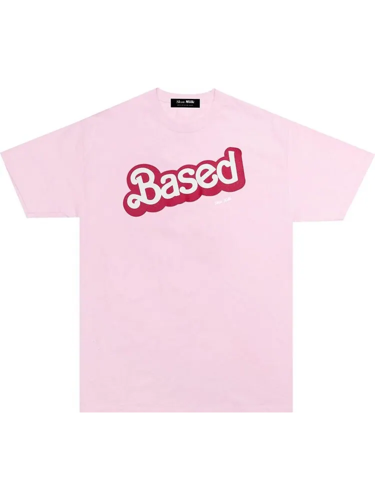 Футболка Skim Milk Based Tee 'Light Pink' — изображение 1 из 1, розовый