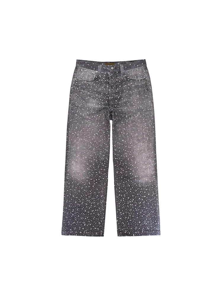 Джинсы Birth Of Royal Child Diamond Denim Straight-Fit Jeans — черный