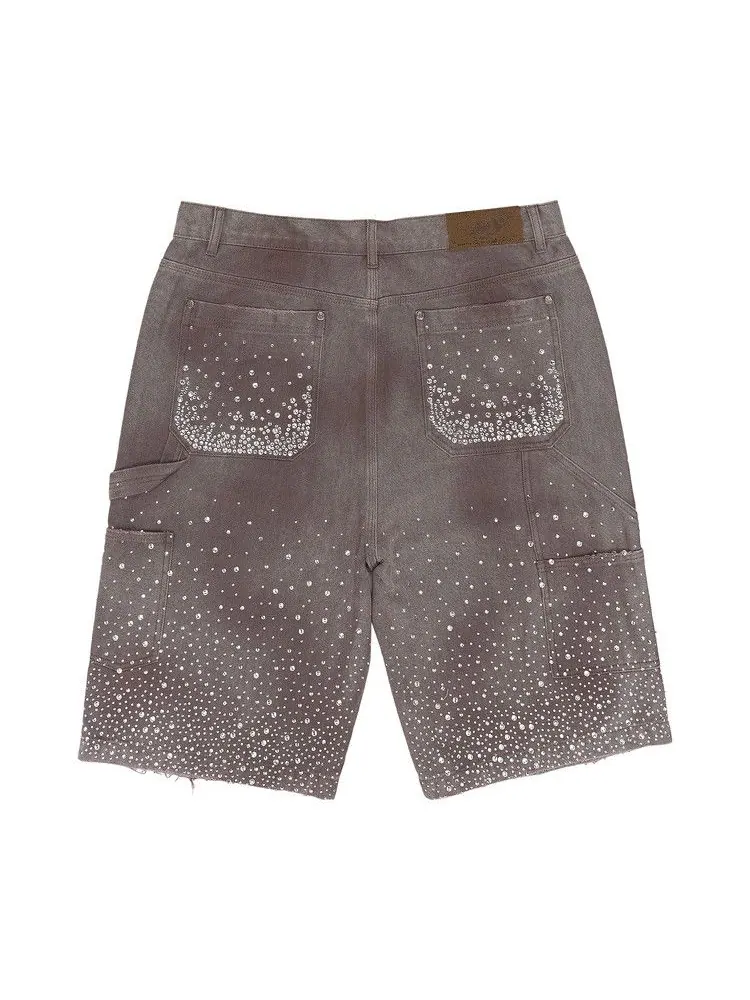 Брюки Birth Of Royal Child Redial Diamond Jorts — изображение 2 из 2, коричневый