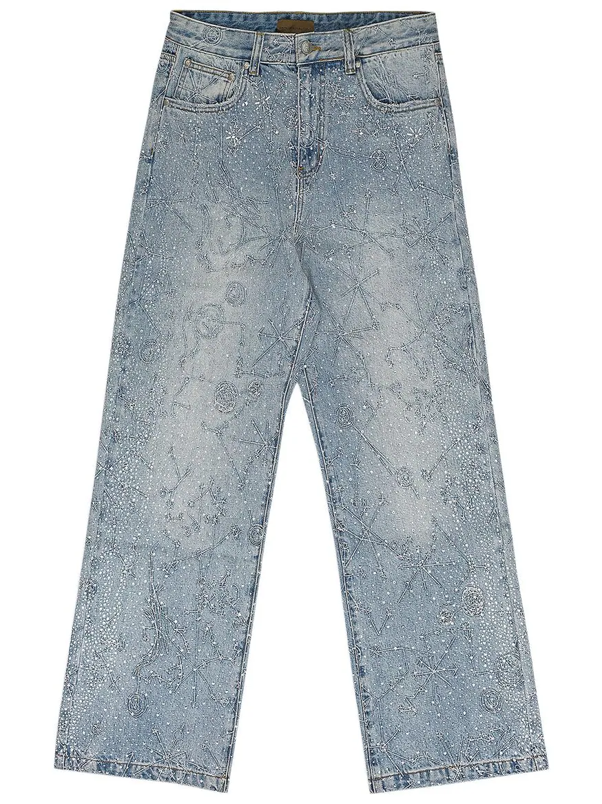 Джинсы Birth Of Royal Child 20K Zodiac Diamond Denim — синий