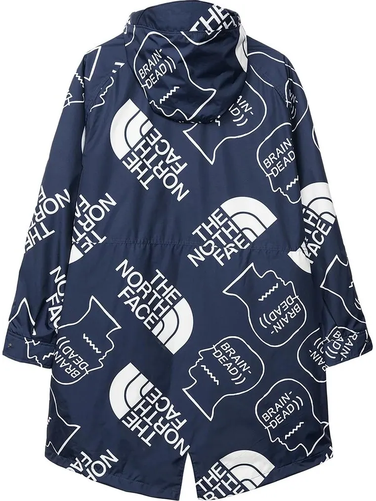 Парка Brain Dead x The North Face 76 Oversized Mountain Parka 'Navy' — изображение 2 из 2, синий