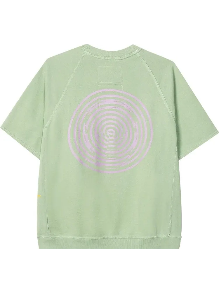 Свитер Brain Dead x The North Face Short-Sleeve Climber Crewneck Sweater 'Green' — изображение 2 из 2, зеленый